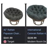 J4 - PLUSH PAPASAN CHAIR SET (R3)