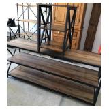 J4 - INDUSTRIAL TV STAND SHELVING SET (G2)