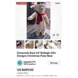 J4 - GIANT BELLAGIO PLUSH BEAR (R30)