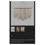 J4 - BOHO FRINGE WALL HANGING DECOR (A3)