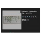 J4 - OVERSIZED BOTANICAL WALL ART (M43)