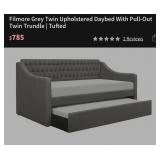 J4 - TUFTED UPHOLSTERED DAYBED SOFA (O22)