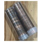 2 TUBES OF PENNIES