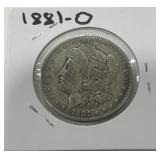 1881-O SILVER MORGAN DOLLAR