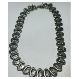STERLING SILVER  NECKLACE 73.4 GRS