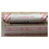 2 ROLLS OF PENNIES