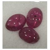3.36CT CABOCHON RUBY GEMSTONES