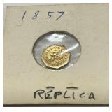 1857 REPLICA COIN