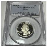 1976-S 25C PR69DCAM SILVER