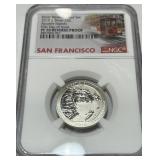 2018 S SILVER 25C REVERSE PROOF
