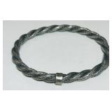 STERLING SILVER CABLE BRACELET 31.6 GRS