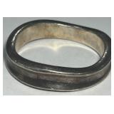 STERLING SILVER BANGLE BRACELET 34.70GRS