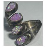 STERLING SILVER OPAL RING 5.70GRS SIZE 7