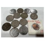 A LOT OF FOREIN COINS