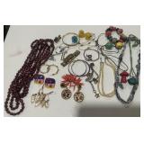 LOT OF COSTUME JEWELRY