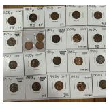 ASSORTED YEARS LINCOLN PENNIES