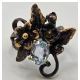 .925 STERLING SILVER RING SIZE 7 (#18)