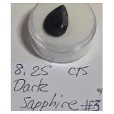 8.25 cts DARK SAPPHIRE (#3)