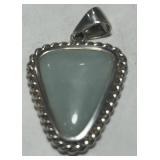 STERLING SILVER GEMSTONE PENDANT 9.30GRS