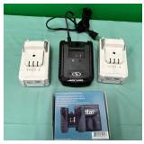11 - VIVITAR BINOCULARS & CHARGERS (L14)