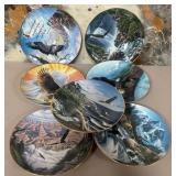 11 - LOT OF SEVEN COLLECTIBLE PLATES (J73)