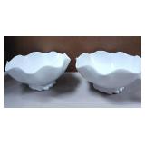 43 - NEW WMC TWO TWISTEDBASE CERAMIC BOWLS (M86)
