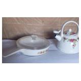 503 CORNING WARE COOKWARE, ROYAL ALBERT TEAKETTLE