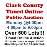 WELCOME TO OUR MON. @4pm ONLINE PUBLIC AUCTION
