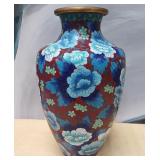 11 - VINTAGE CHINESE CLOISONNE VASE (U25)