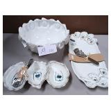 43 - NEW WMC CONDIMENT DISH, BOWL, PLATTER