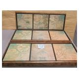 11 - THREE PIECES FRAMED ART 12X33'EA  (Z108)