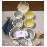 43 - NEW WMC RAMEKINS, TOOTHPICK HOLDERS, MORE