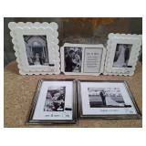 43 - NEW WMC LOT OF FIVE PHOTO FRAMES (A168)