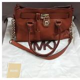 PP - MICHAEL KORS BROWN LEATHER PADLOCK BAG (PP4)