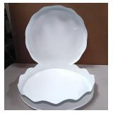43 - NEW WMC TWO SERVING PLATTERS (M90)