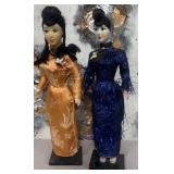 11 - TWO VIETNAMESE SOUVENIR DOLLS (J85)