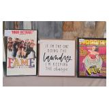 11 - THREE PIECES WALL ART (J86)