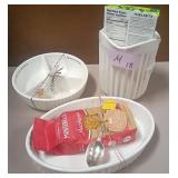 43 - NEW WMC MARGARITA & PITCHER SET, MAC & CHEESE