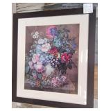 11 - FLORAL STILL LIFE ART FRAMED 33X30' (J83)