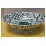 11 - HAND-PAINTED CERAMIC BOWL (U14)