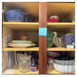 N2 - MIXED DISHES, BAKING TINS, BISCUIT JAR (K57)