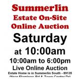WELCOME TO OUR SAT. @10am ONLINE PUBLIC AUCTION