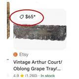 N2 - TWO ARTHUR COURT PLATTERS (K43)