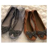 N2 - TWO PAIR WOMEN'S TORY BURCH SHOES (M12)