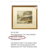 N2 - VINTAGE ART PRINT FRAMED 15X17' (F35)