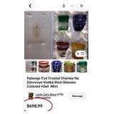 N2 - FABERGE IMPERIAL COLLECTION SHOT GLASSES
