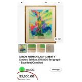 N2 - LEROY NEIMAN LTD ED ART FRAMED (F21)