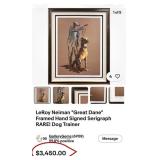N2 - LEROY NEIMAN ART FRAMED WITH COA (U3)