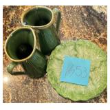 N2 - TWO SMALL PITCHERS & PLATES (K53)
