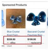 N2 - BACCARAT BOW FIGURINE (L97)
